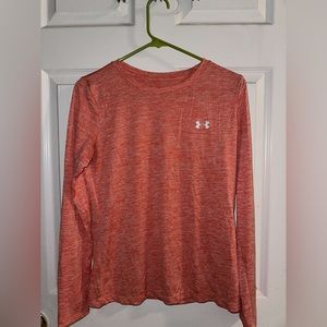 Under Armour Long Sleeve Shirt Peach Red